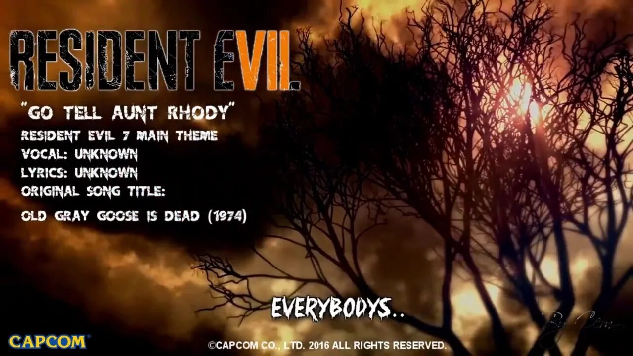 Tell me go. Go tell aunt rhody. go tell aunt rhody resident evil 7 biohazard. go tell aunt rhody -resident evil- (full version). go tell aunt rhody resident sheet.