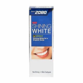 Shining white