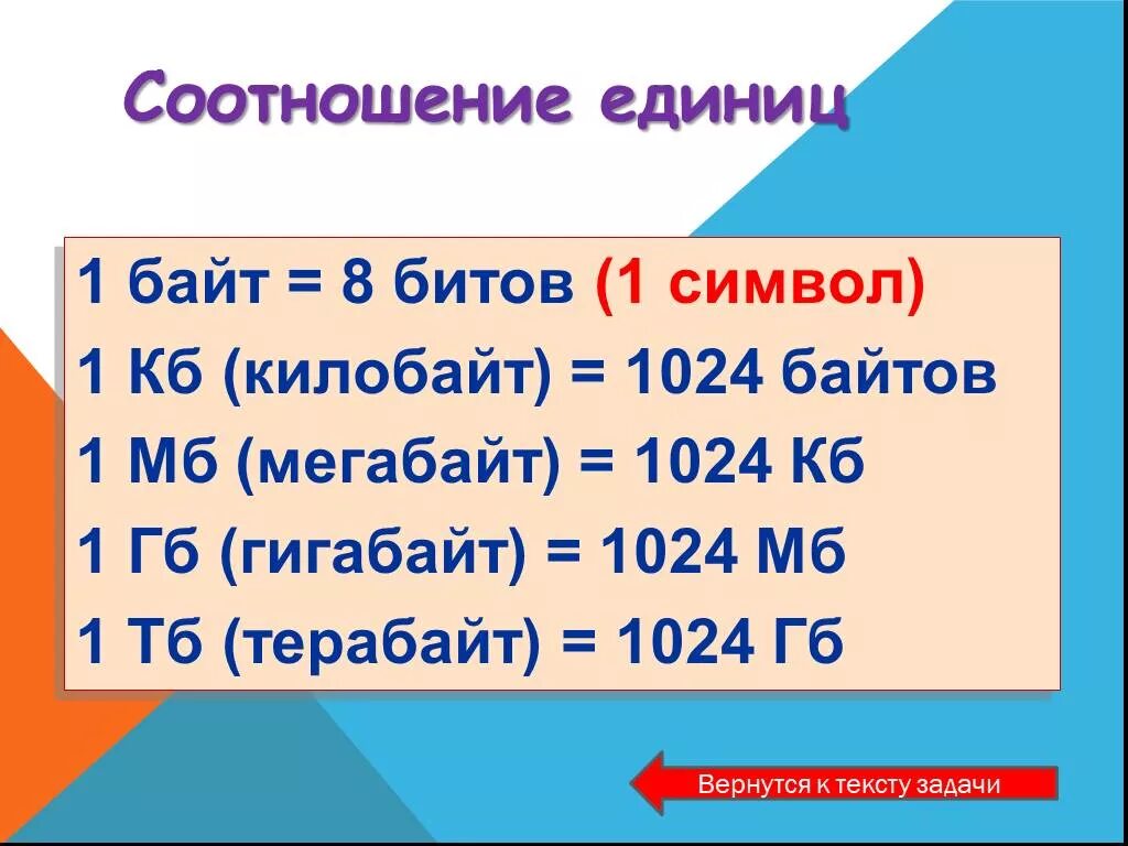 Следующий байт. Соотношение битов и байтов таблица. Биты байты таблица. Единицы измерения биты байты. Таблица Информатика бит.