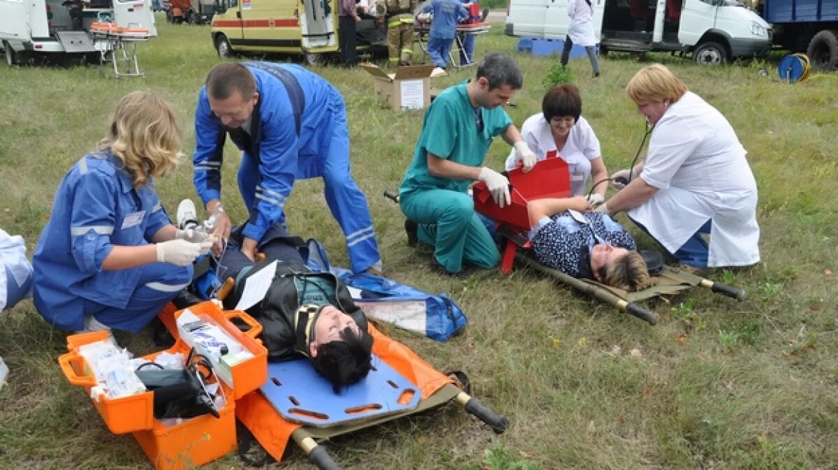 Оказание медицинской помощи пострадавшим в чс