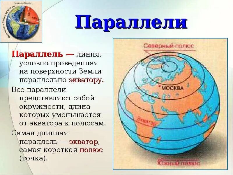 Расположены параллельно экватору