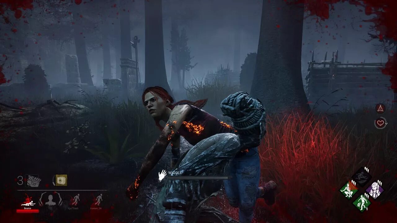 Dbd survivors. Карта красный лес дбд.