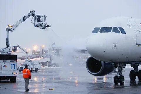 Противообледенительная обработка воздушных судов