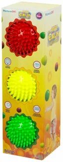 Игра массажным ежиком