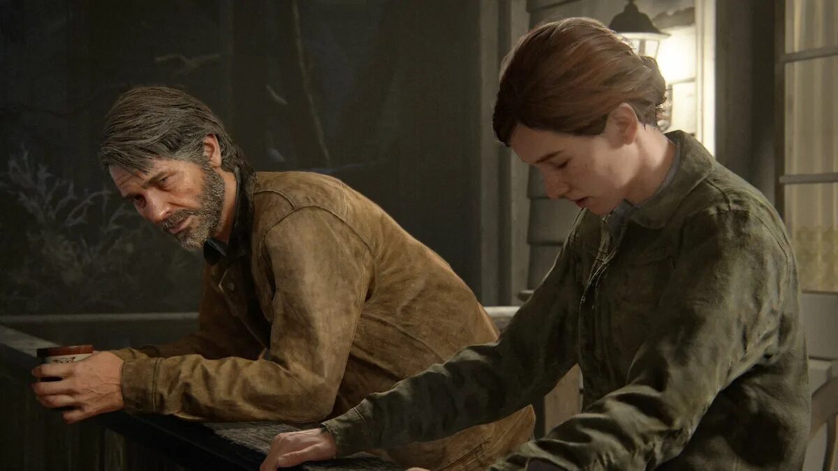 The last of us Part II Джоэл и Элли.