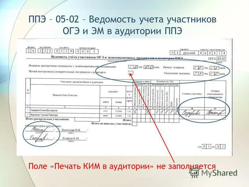 В каком случае заполняется ппэ 12 02