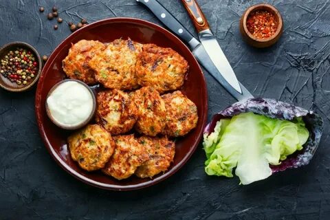 Котлеты с жареной капустой
