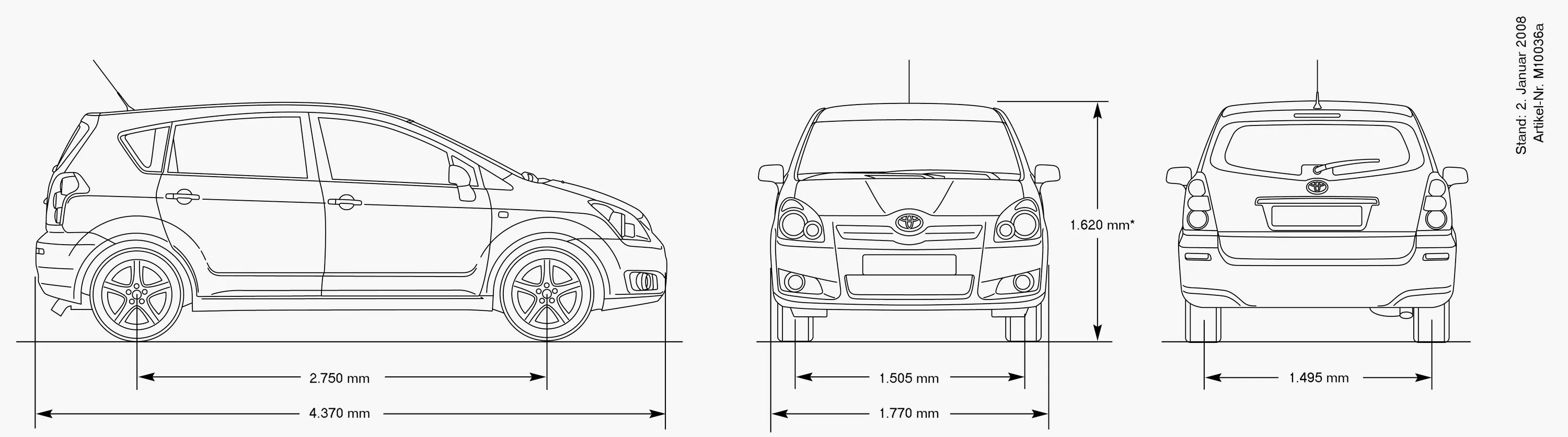 Габариты тойота версо 2012. Габариты тойота версо 2013. Тойота версо габариты. Toyota corolla verso габариты. Тойота версо габариты.