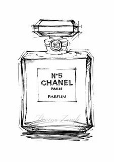 Духи рисунок карандашом