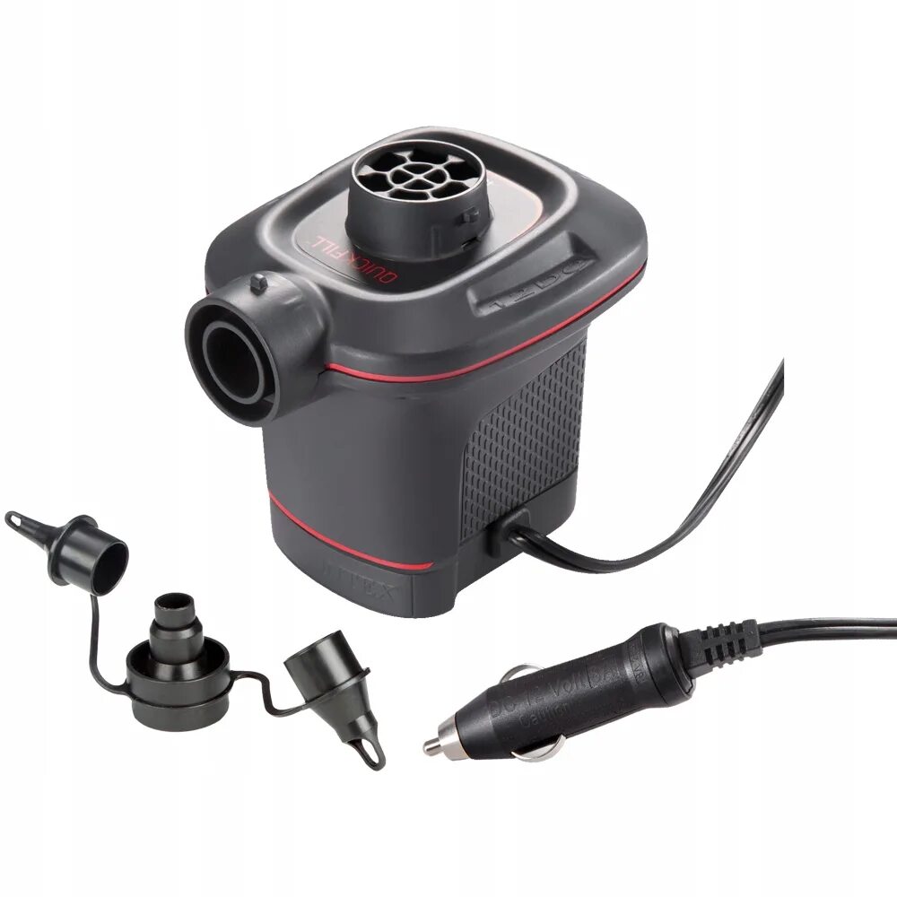 Intex fill. Насос электрический &quot;quick-fill&quot; 12в/220в. intex quick fill 12v. насос эл. 12v, 220v quick-fill 66632. насос электрический intex 12v quick-fill.