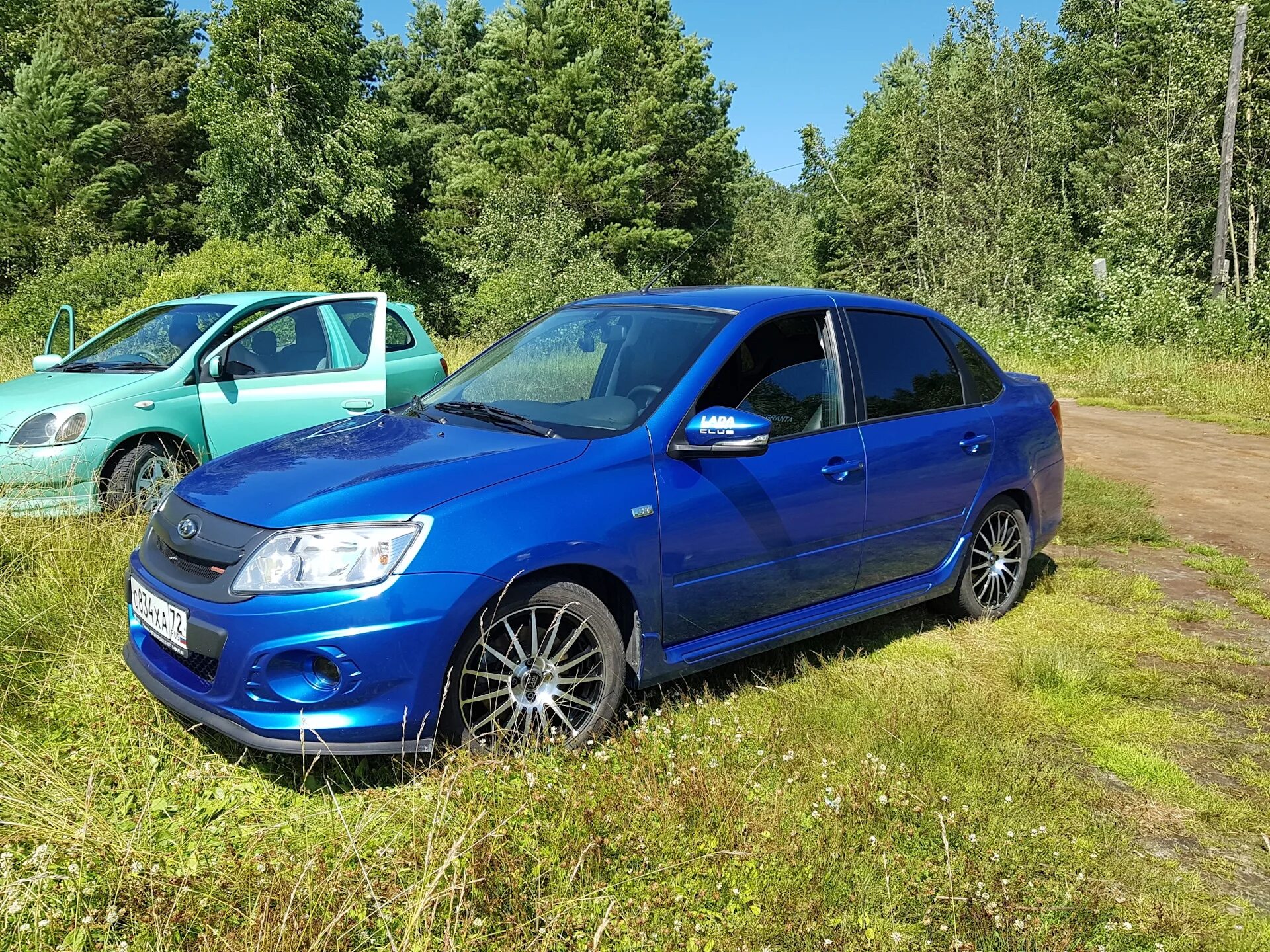 Тапки Volk Racing r17 205/40 - Lada Granta Sport, 1,8 л, 2016 года колёсные диск