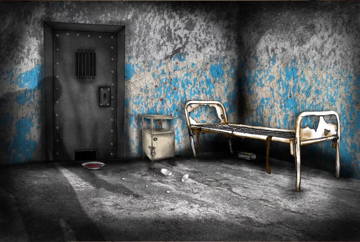 Коридор психбольницы. Палата в психушке с мягкими стенами. Психбольница фон аниме белая комната. Лиер сикехус норвегия заброшенная больница. Мягкие стены психбольница.