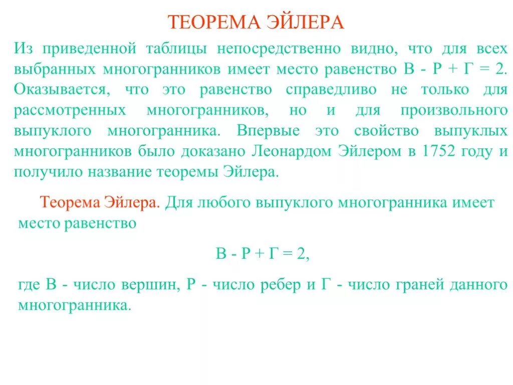 Доказательство теоремы эйлера о многогранниках. Теорема эйлера для многогранников. Правильные многогранники теорема эйлера. Теорема эйлера презентация. Теорема эйлера презентация.