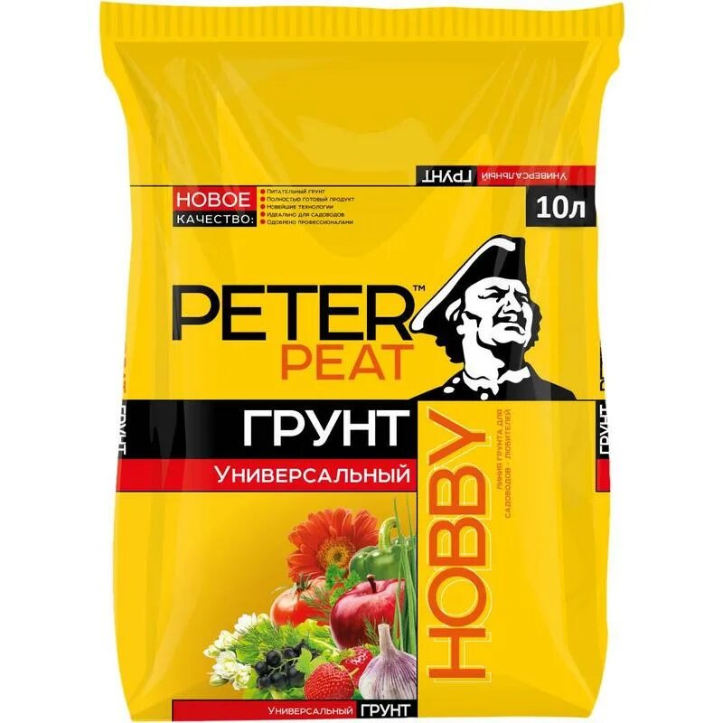 Грунт Peter Peat линия Hobby для цветочных культур универсальный 5 л.. Грунт Peter Peat линия Hobby универсальный 50 л.. Грунт Peter Peat линия Hobby для рассады 10 л.. Грунт Peter Peat Hobby х-10-5.