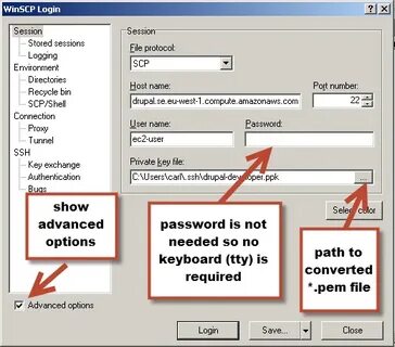 Winscp sudo