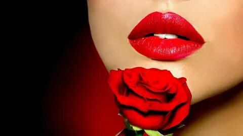 Red Rose Flower, Red Roses, Lip Background, Lip Wallpaper, Print Wallpaper,...