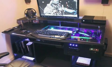 Frsh Computer Desk Plans, Custom Gaming Computer, Computer Desk Design, Bes...