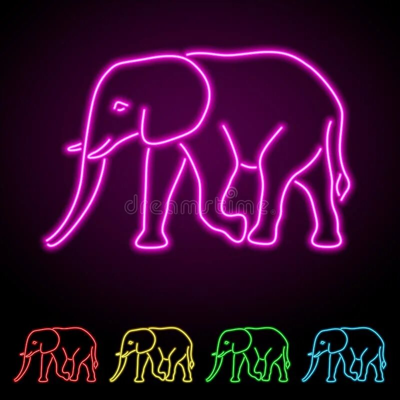 Neon elephant. Слон неон. Неоновый Слоник. Delirium слон неон. Неоновый слон нап прозрачном фоне.