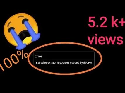 Extract error