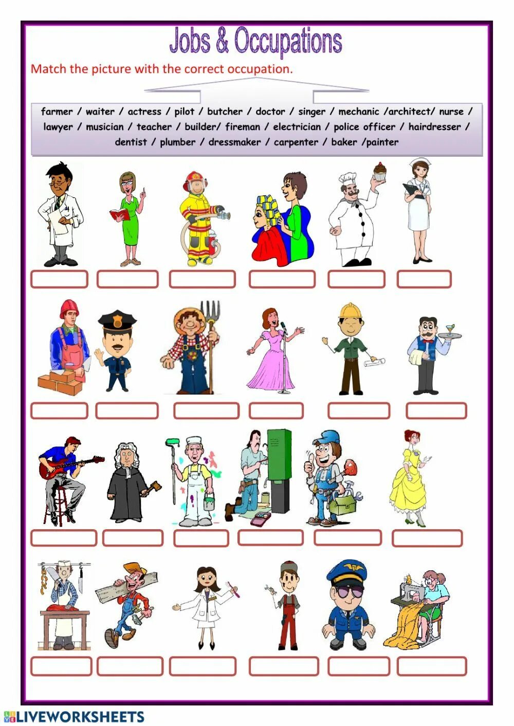 Профессии на английском для детей. Worksheets профессии english. Профессии на английском языке таблица. Профессии на английском worksheets. Профессии по английскому языку.