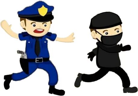 Policeman walk