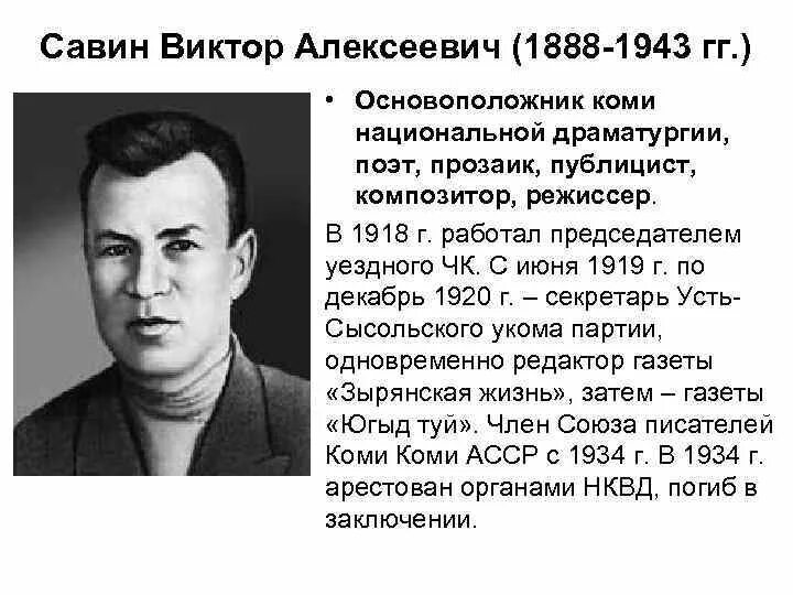 Савин коми. Коми Писатели Республики Коми Савин. Савин Коми писатель.