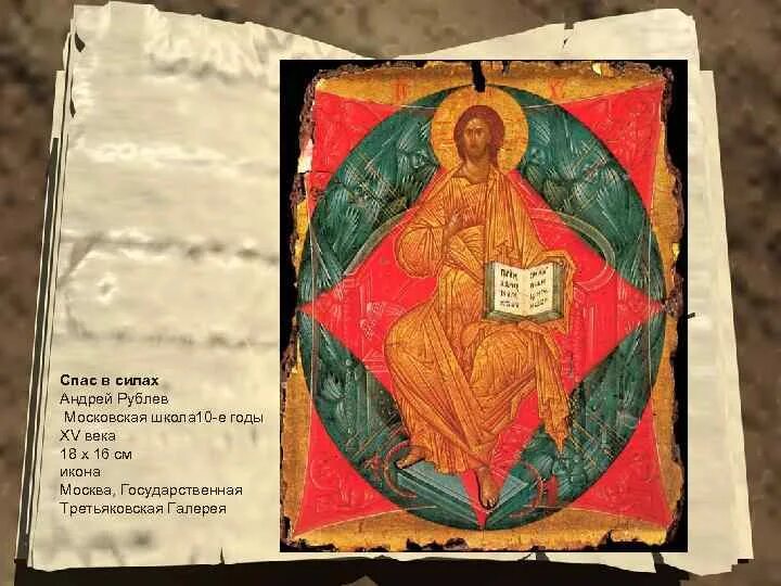 Спас в силах андрея рублева. Спас в силах андрея рублева