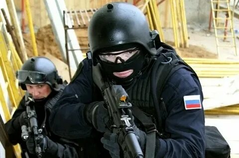 Бойцы группы альфа