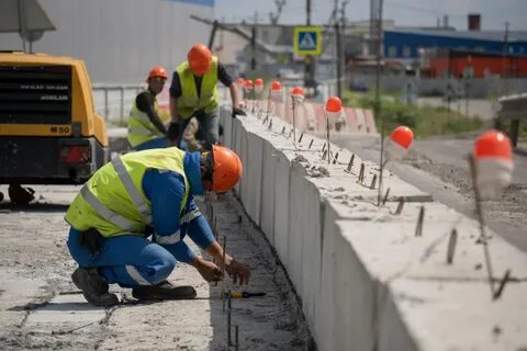 Работа в новых дорогах рабочим