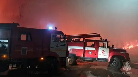Пожар в краснодаре сегодня ночью