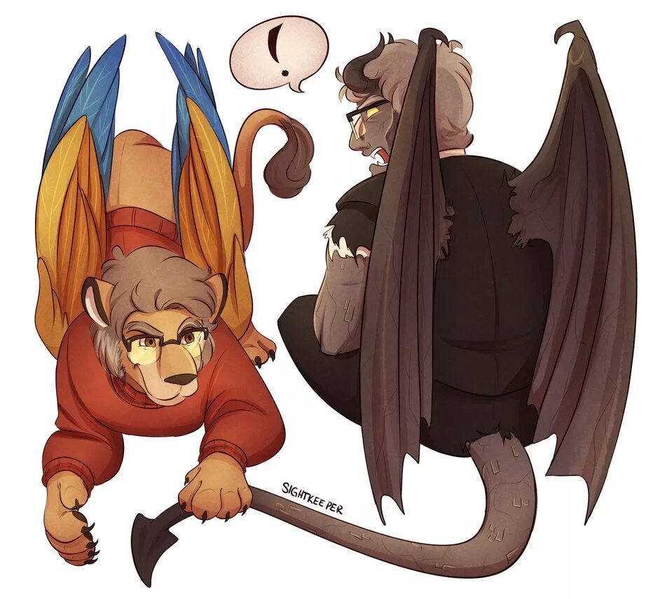 Falling monsters