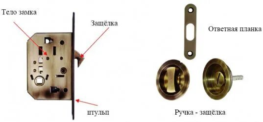 Как разобрать замок с круглыми ручками