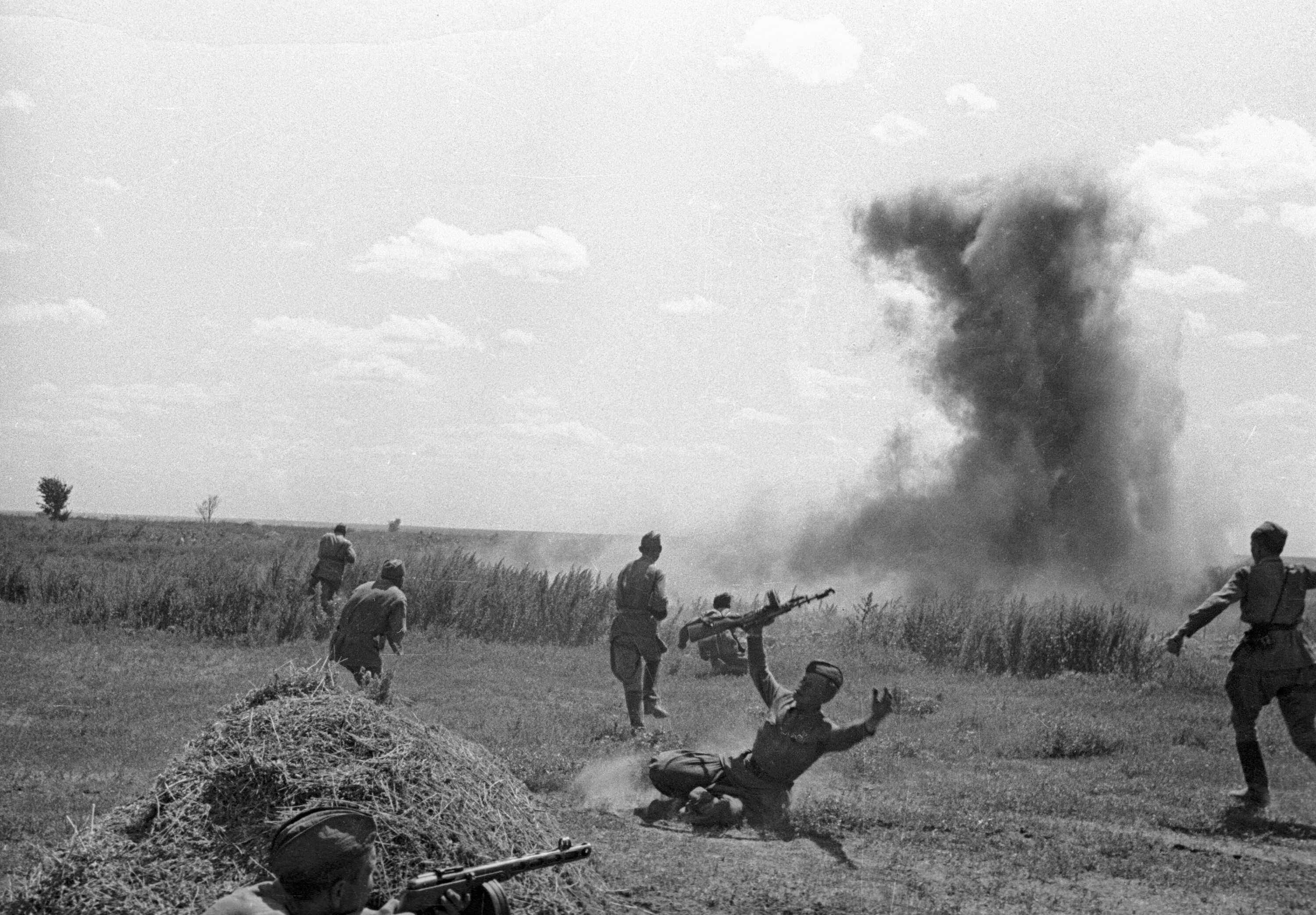 Последние дни великой отечественной войны. Поле боя Сталинградская битва.