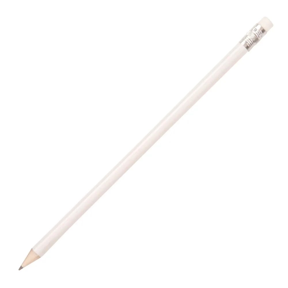 Карандаш простой "6-граный" caligrata нв черный корпус с ластиком 649062. Белый карандаш. Карандаш простой. Ластик карандаш.