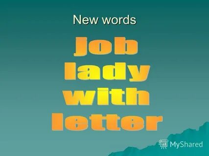 New words