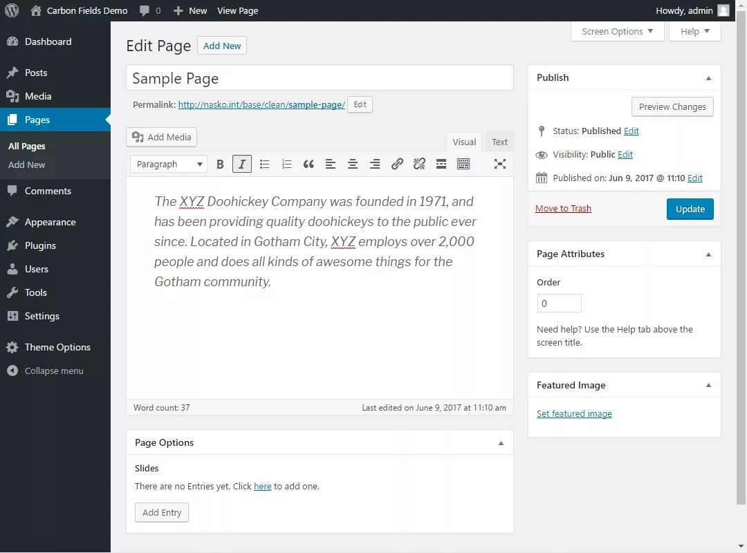 Wordpress generator. Carbon fields. order attributes tab. carbon field file. wordpress carbon fields как вывести значения на странице из контейнера.