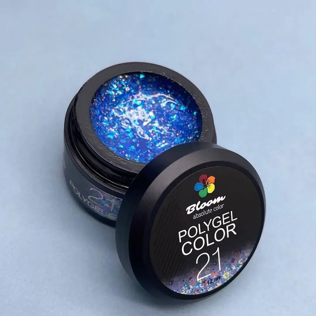 Bloom 21. Полигель блум 12 мл. полигель №6 молочный с блестками bloom 30 мл. полигель bloom 12 гр №10 прозрачный с хлопьями. полигель блум с блестками.
