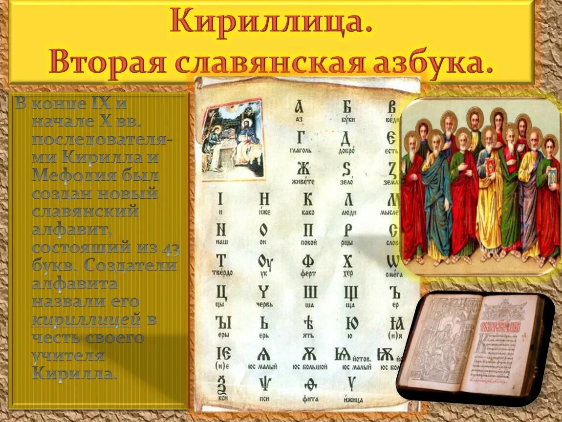 24 Мая день славянской письменности и культуры кириллица. Как звали славянскую азбуку