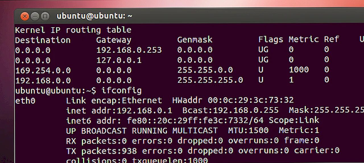 Ubuntu routing