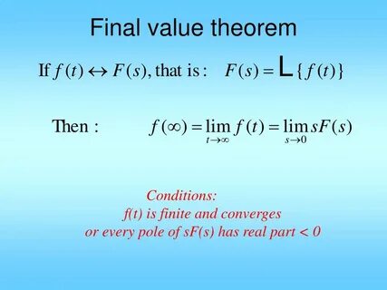 Final error