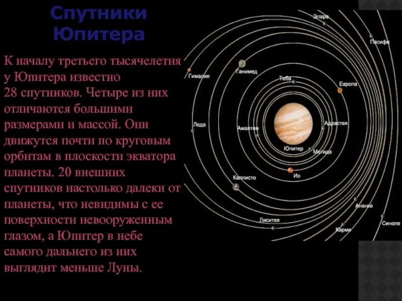 Юпитер характеристика планеты спутники. Известные спутники Юпитера. Юпитер (Планета) спутники Юпитера. Движение спутников Юпитера.