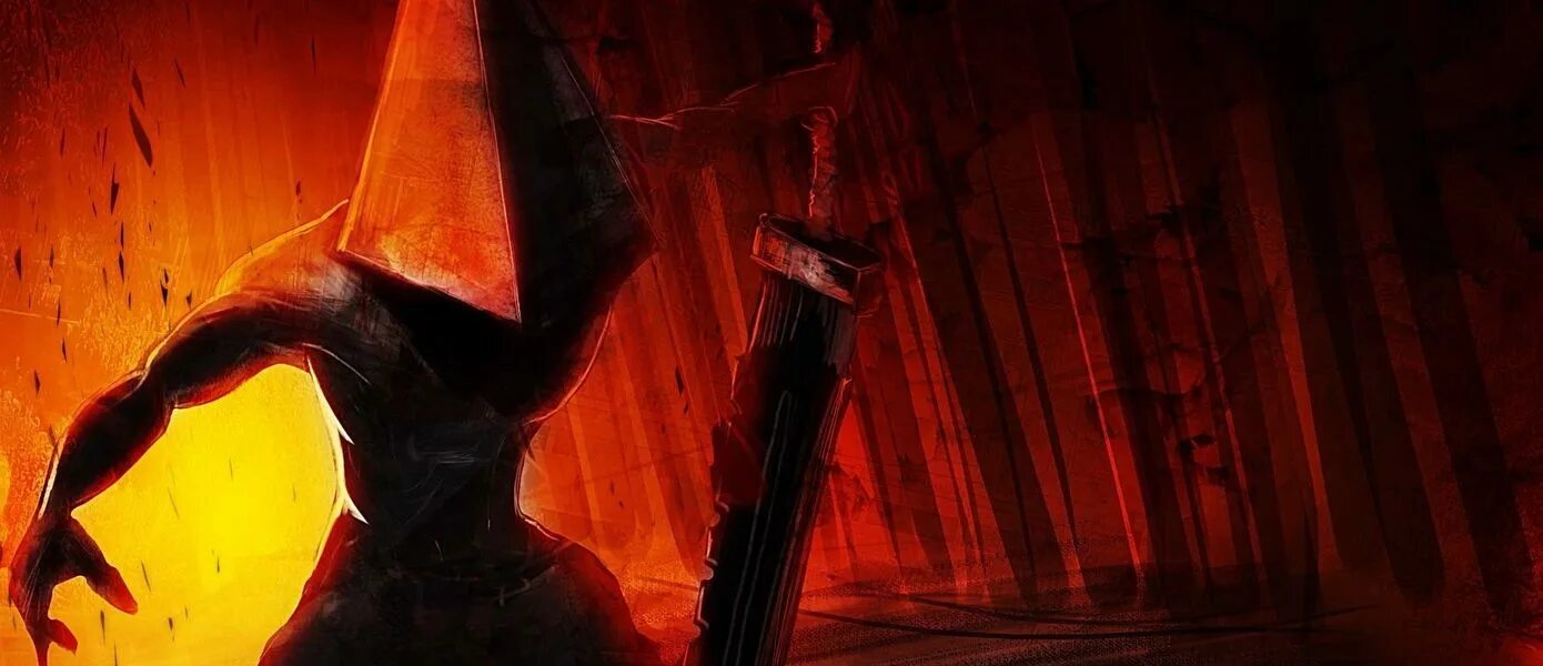 Игру головый. Пирамидоголовый сайлент хилл. сайлент хилл 2006 пирамидоголовый. пирамидоголовый сайлент хилл арт.