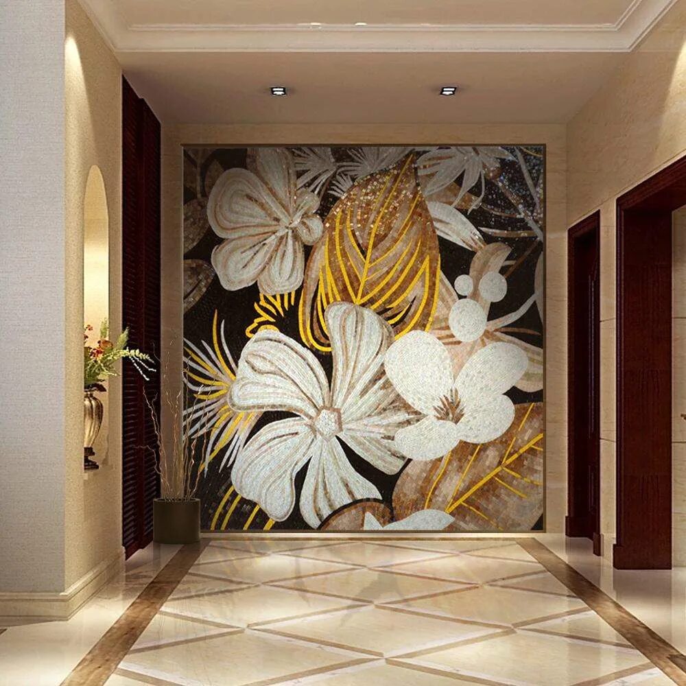 Click to Buy 3 pieces art painting canvas print corridor effect calla picture pr