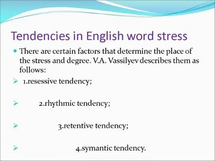 Word stress writing