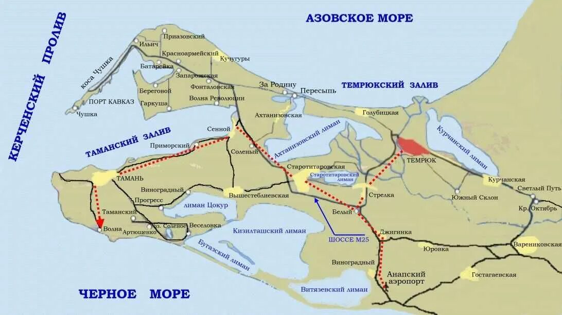 Темрюкский район краснодарского края юбилейный. Таманский полуостров на карте Краснодарского края. Темрюк Таманский полуостров. Тамань на карте Краснодарского края. Полуостров Тамань на карте Краснодарского края.