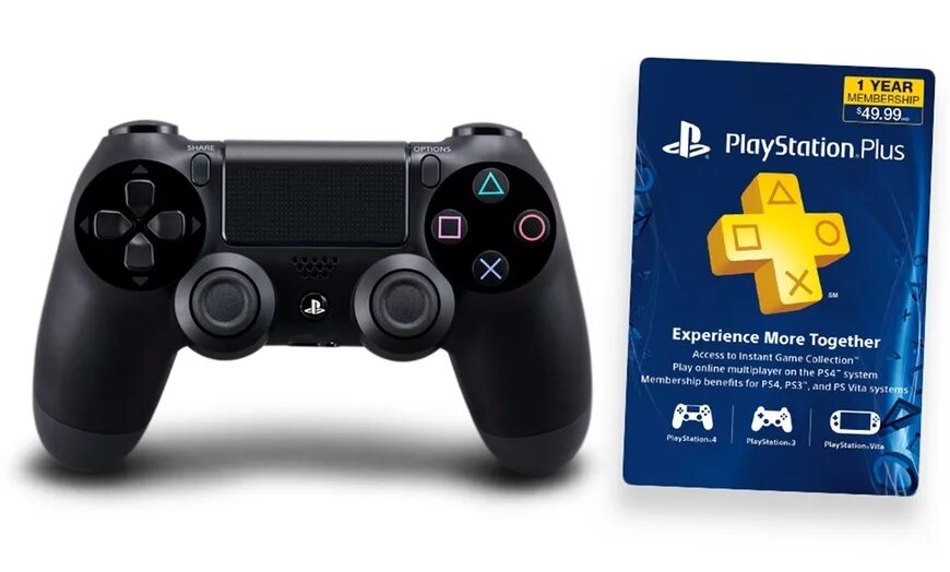 Ps4 plus купить. PLAYSTATION 4 PS Plus. IPEGA PG-p4008. Геймпад fps Plus ps3. Джойстик ps4 черный.