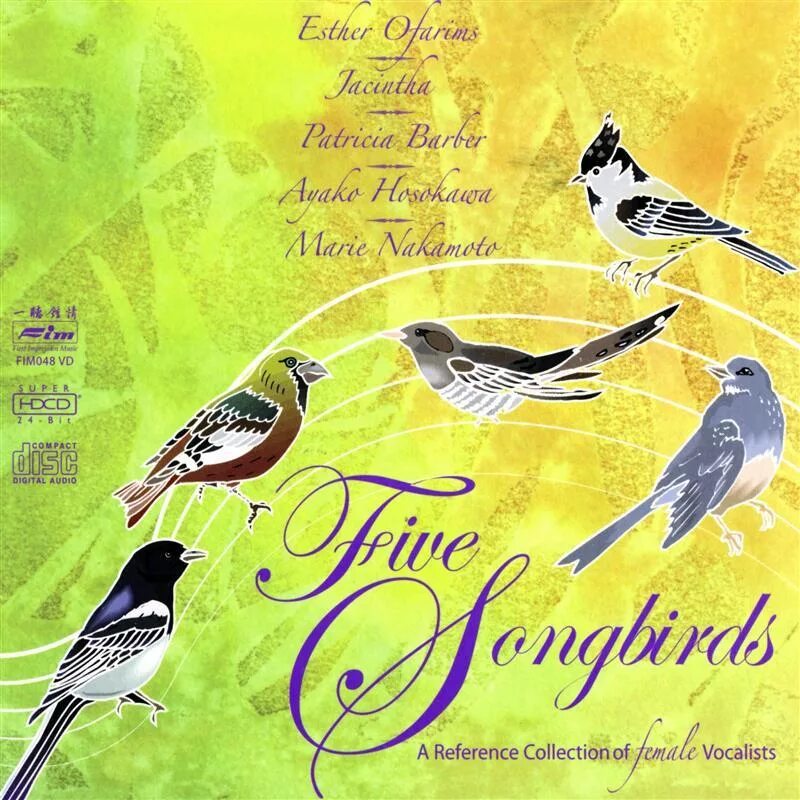 Five Songbirds: a reference collection of female vocalists. Morning Songbirds обложка. Reference collection. Va - Five Songbirds - a reference collection of female vocalists (2004) [SACD]. Collection reference