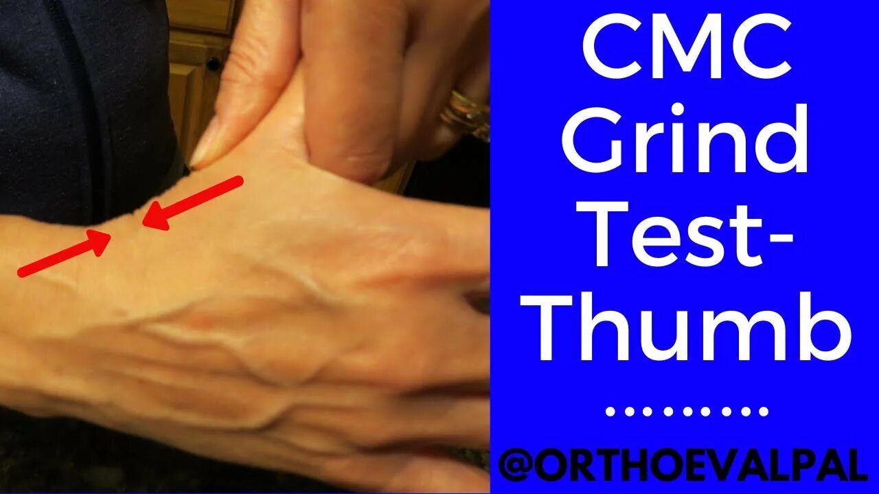 Grind тест. Гринд тест. thumb ground joint.