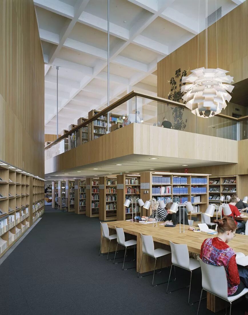 Современная библиотека. Библиотека института Финляндии. Интерьер современной библиотеки. Современные читальные залы.