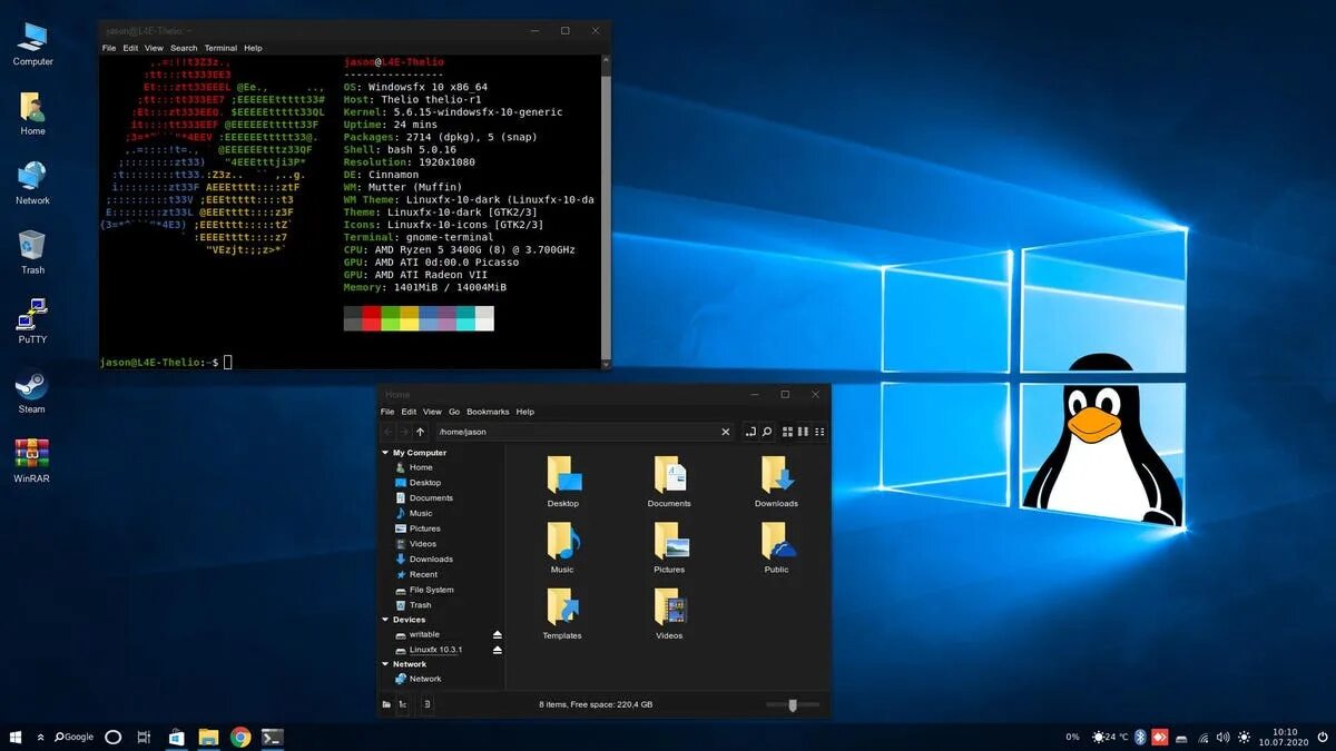 Windows 11 linux. Linuxfx 10.7.105. линукс виндовс 10. linux fx. linux fx 10.